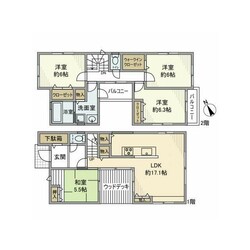 東希望が丘戸建の物件間取画像